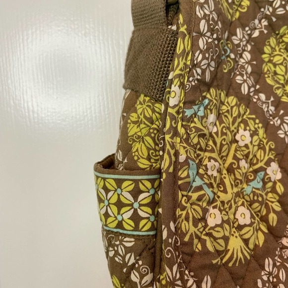 Vera Bradley Vintage handbag Sittin in a tree pattern large satchel Preowned - Picture 9 of 9